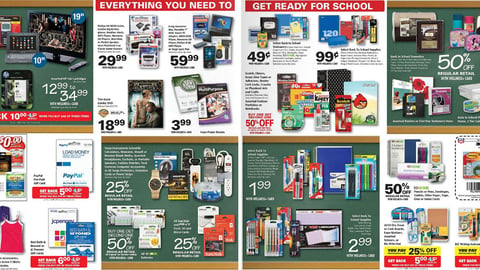 Rite Aid 'Back to School' Feature
